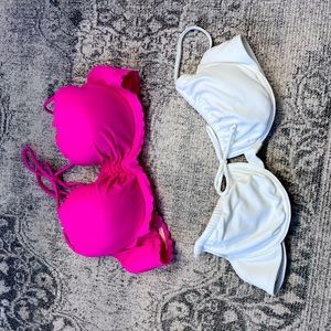 Underwire bikini tops